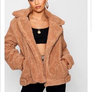 Boohoo Teddy Coat